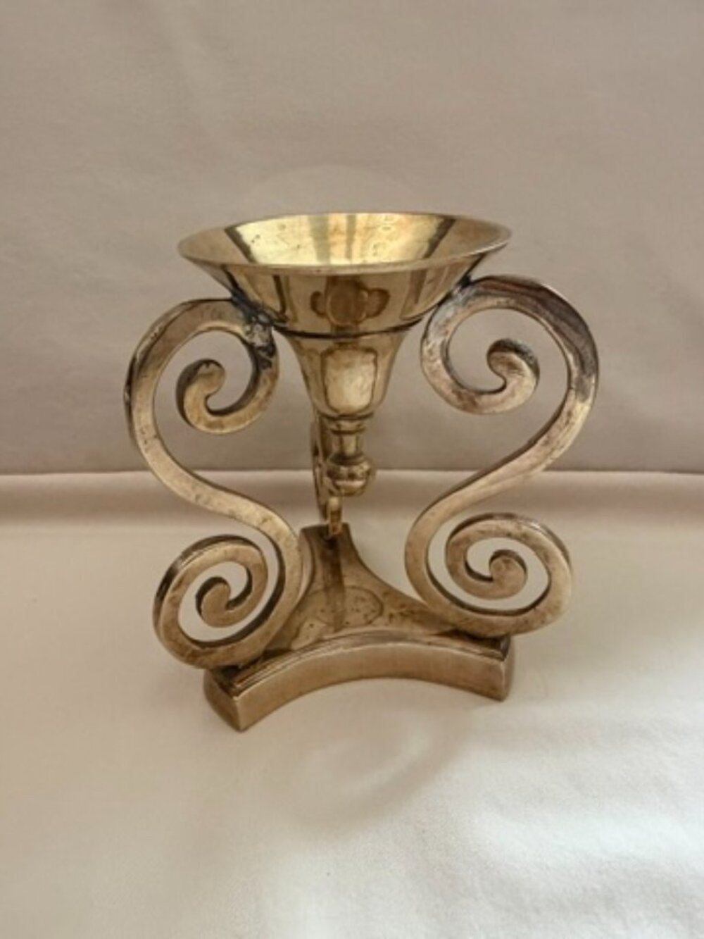 Vintage Brass Candle Holder